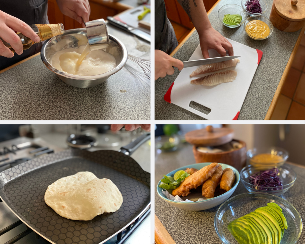 how to make beer battered fish tacos